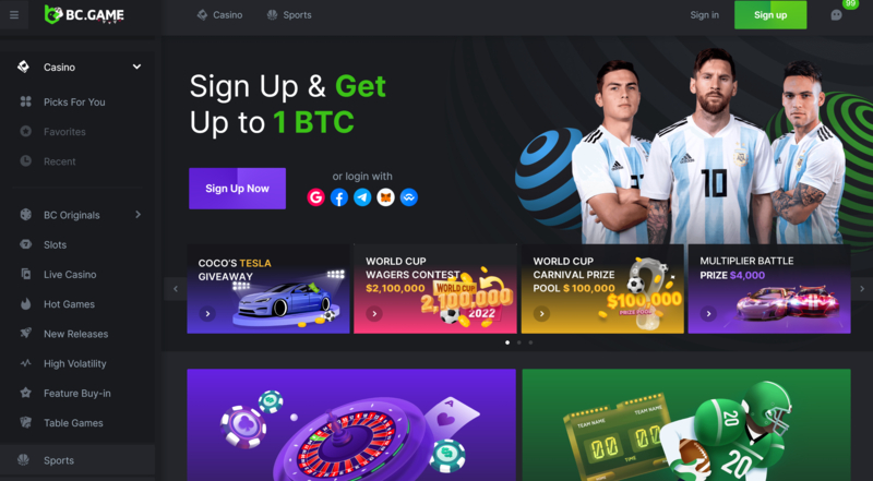 An In-Depth Review of BC.Game Casino Live