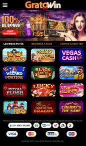 Codes bonus du casino GratoWin