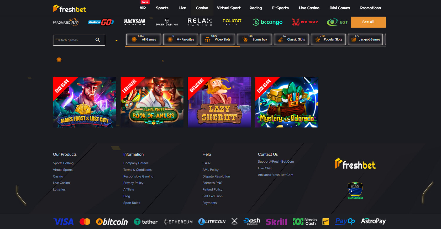 Freshbet Gambling establishment
